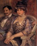Pierre Renoir M and Mme Bernheim de Villers France oil painting artist
